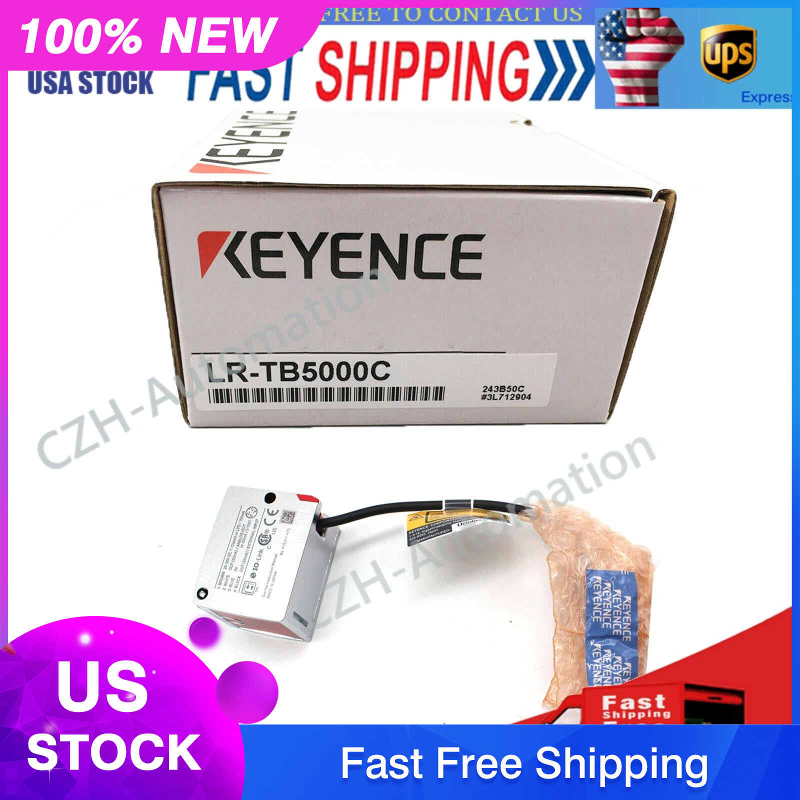 1PC New In Box KEYENCE LR-TB5000C Laser Sensor Switch US Free TAX
