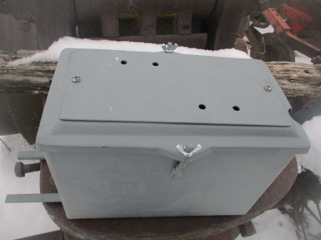 Massey Harris 44 diesel battery box new reproduction tractor Ferguson