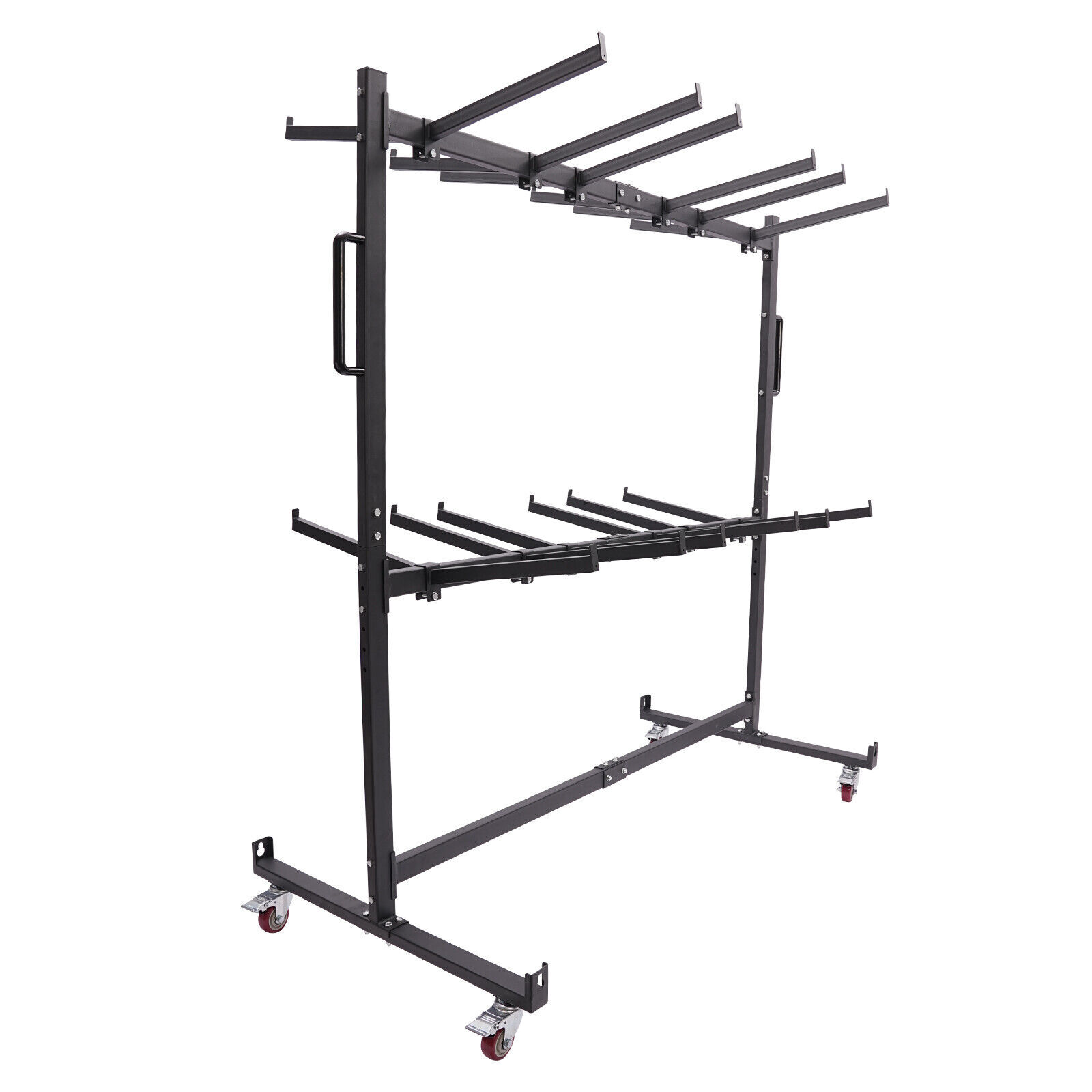 Folding Chair Rack Dolly Cart Table Storage Rack Desk Chairs Cart Trolley