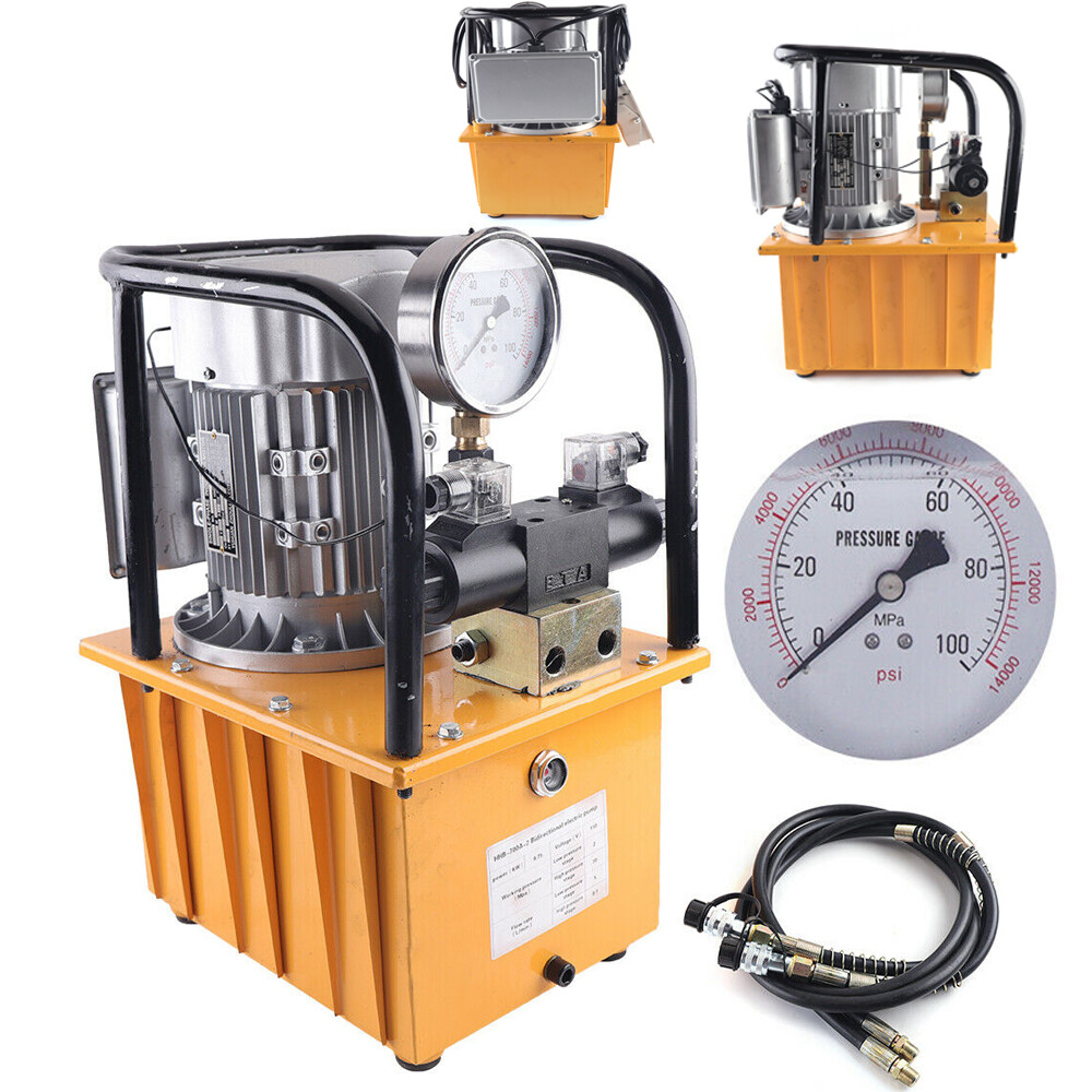 Electric Driven Hydraulic Pump Double-act Pedal Control Solenoid Valve 1400r/Min