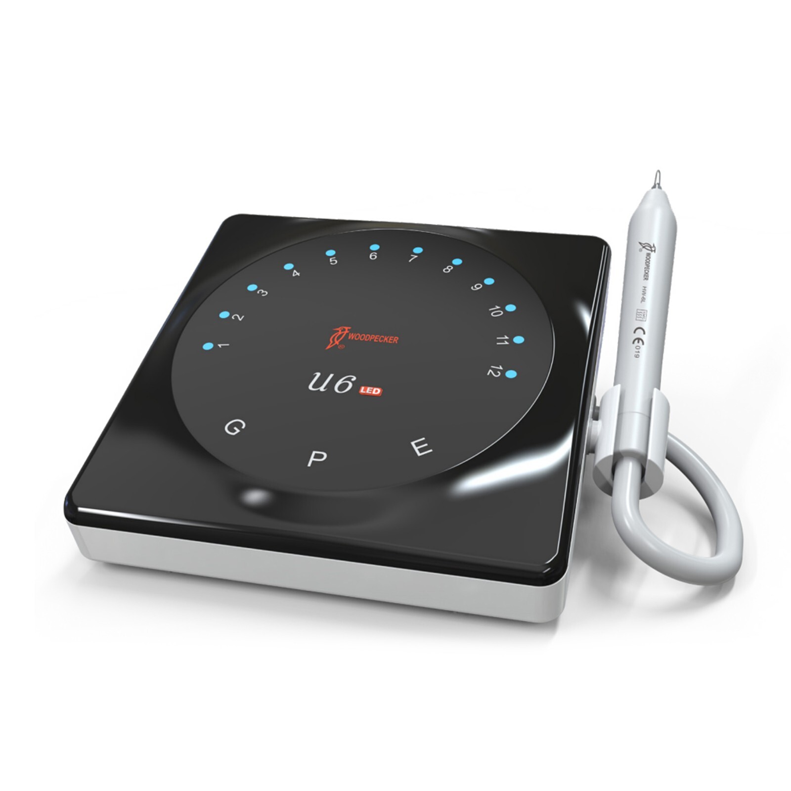 Woodpecker U6 LED Dental Ultrasonic Scaler Scaling Perio Endo Handpiece + 7 Tips