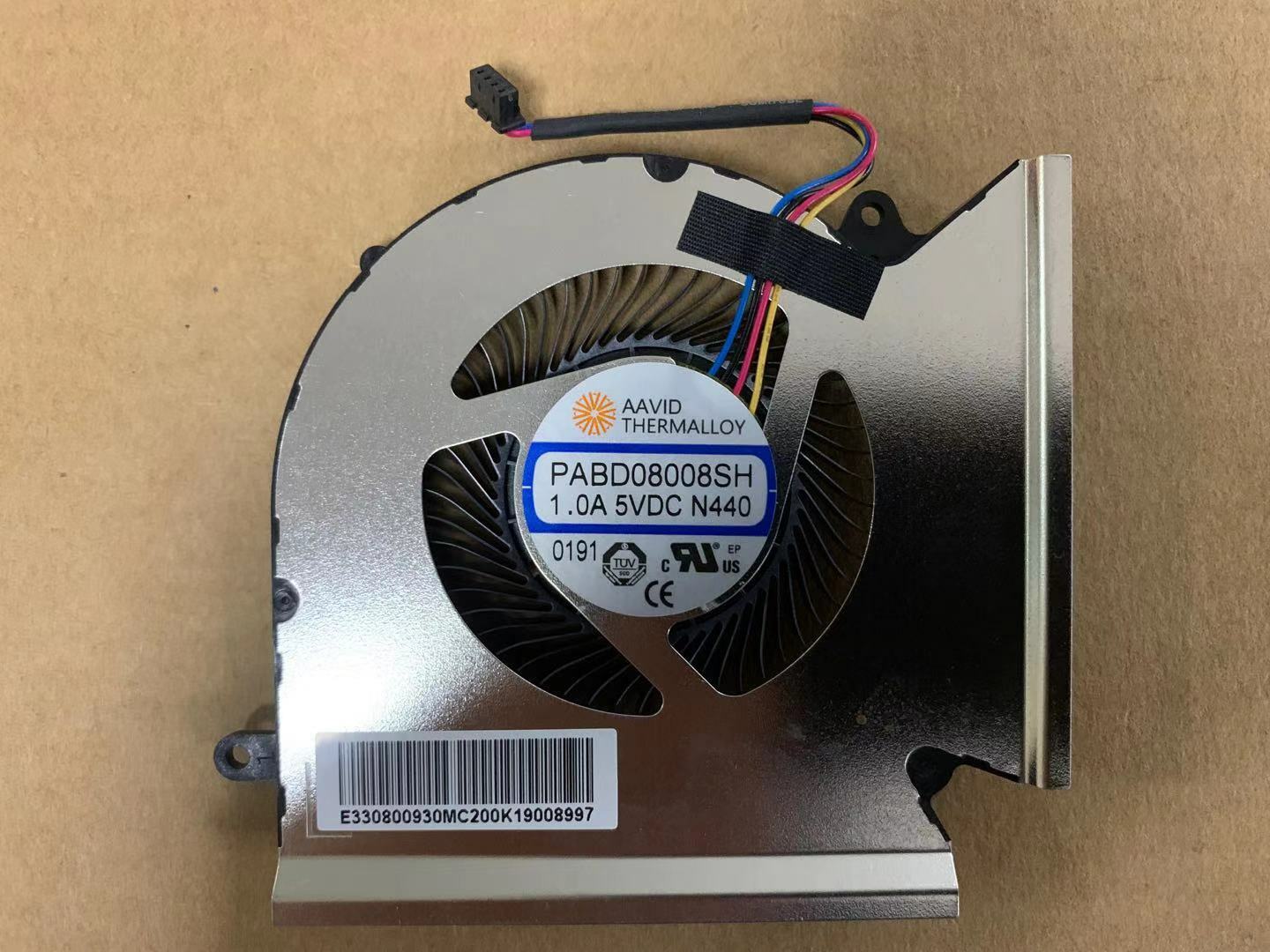 for MSI GE66 GP66 GL66 CPU COOLING FAN PABD08008SH-N440 1.0A 5VDC