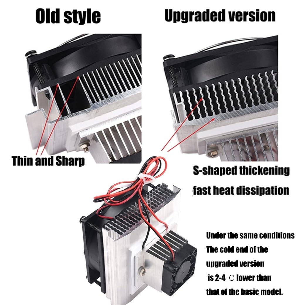 Mini Air Conditioner DC 12V DIY Thermoelectric Peltier Refrigeration Cooling Sys