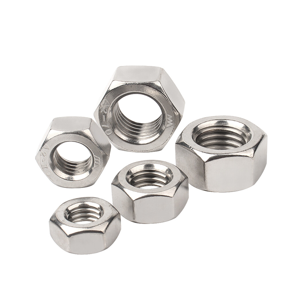 Hex Full Nuts Left Hand Thread Nut Hexagon Nut M4 M5 M6 M8 M10 M12 M14 M16M18M20