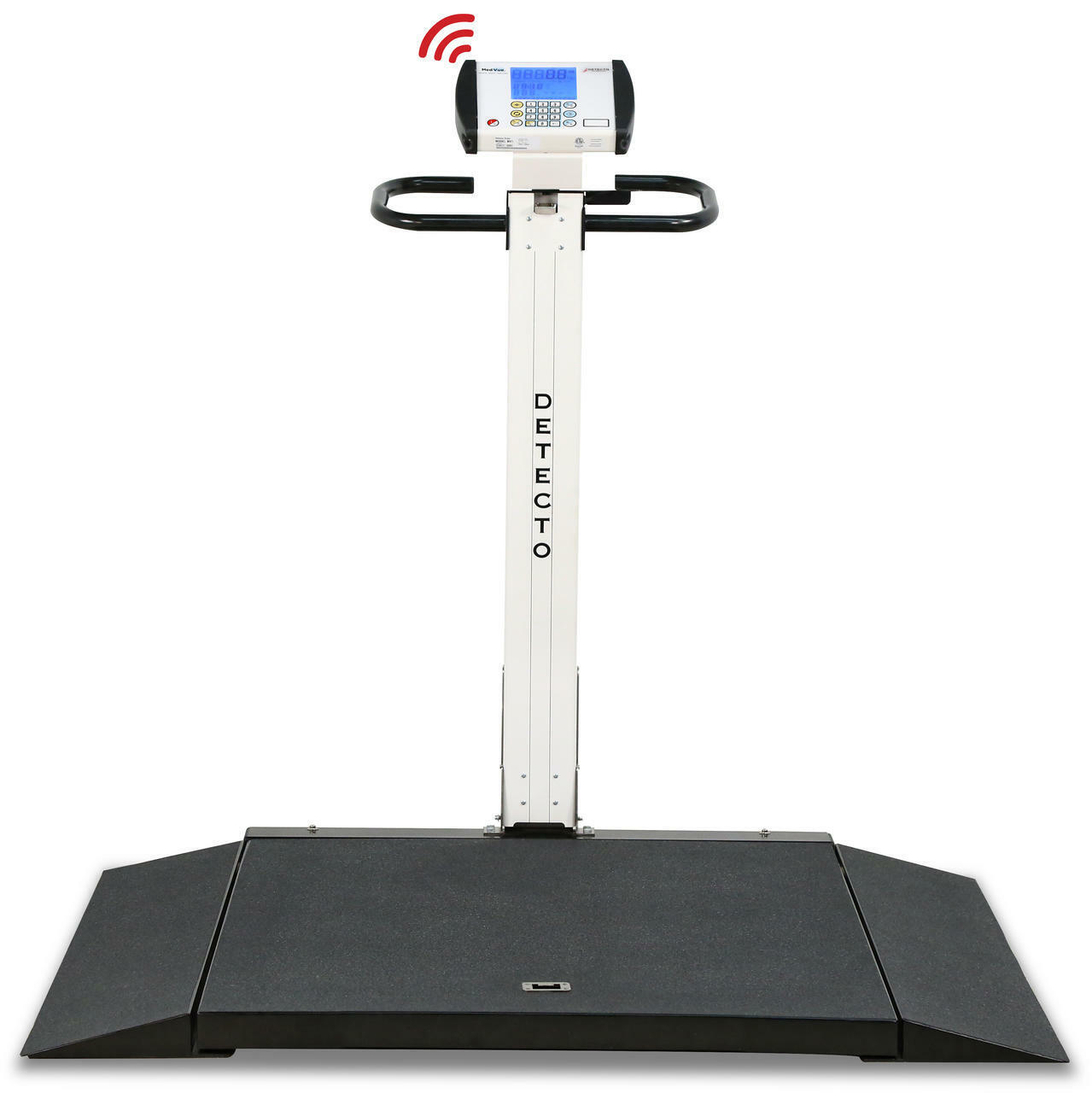 New Cardinal Detecto Digital Foldable Portable Wheelchair Scale 1000lb 6550-ACUK