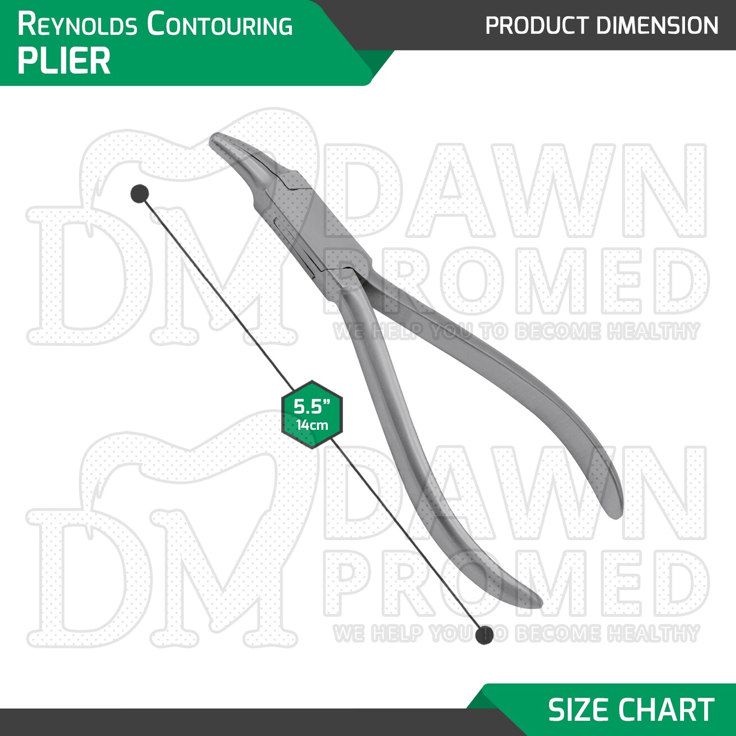 2 Pcs Primary Crown Crimping Plier & Reynolds Contouring Plier Set German Grade