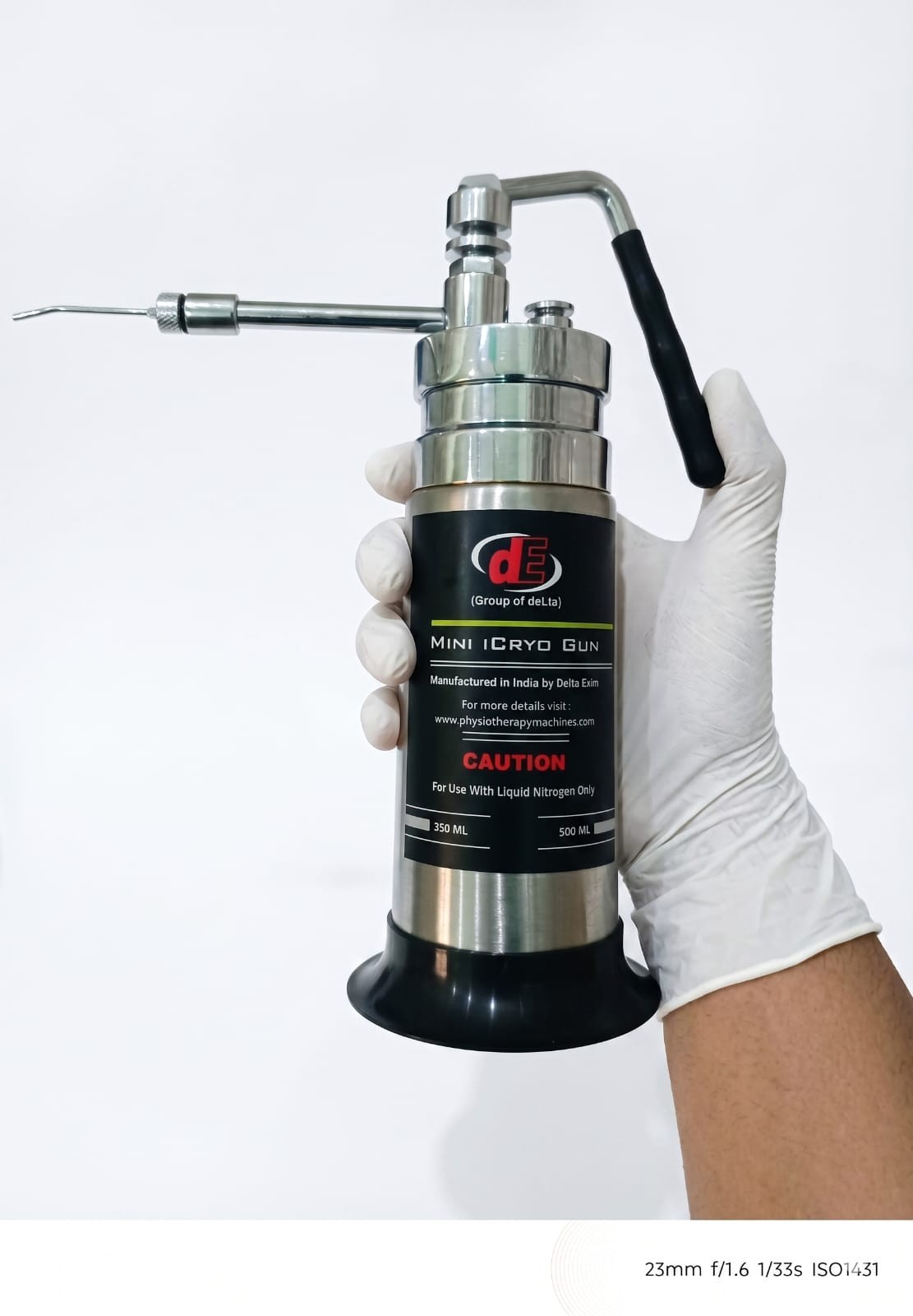 LN2 Handheld Sprayer Mini Cryo Tank 350 ML With 5 Best Probes