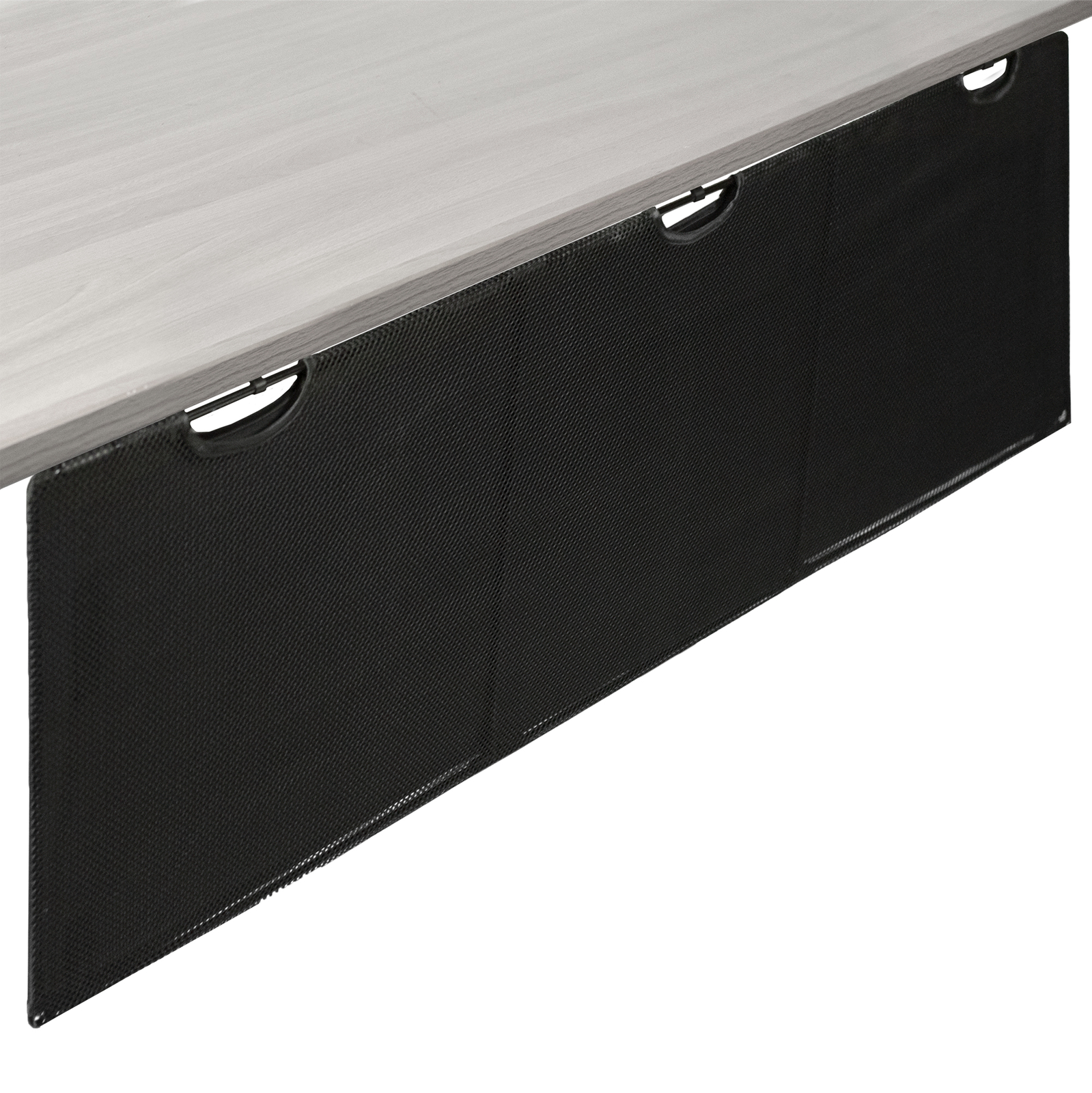 VIVO Black Under Desk Privacy & Cable Management Sleeve Panel 60″ Kit