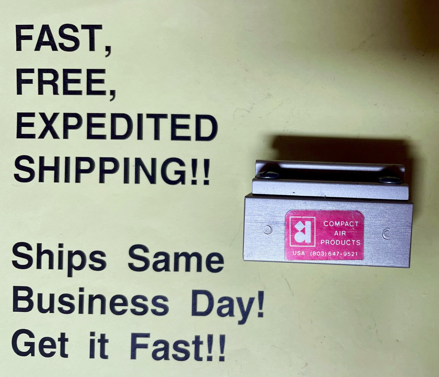 Compact AB12X1 Cylinder; FREE SAME DAY EXPEDITED SHIPPING!