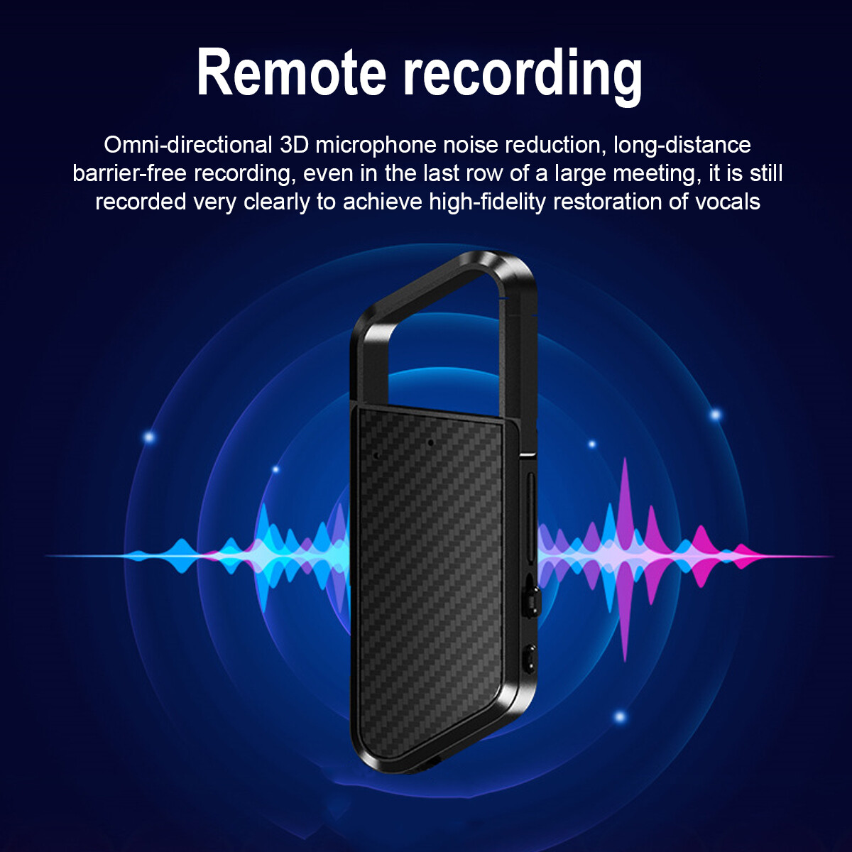 New Mini Hidden Audio Recorder Voice Activated Office Listening Device 32GB Card