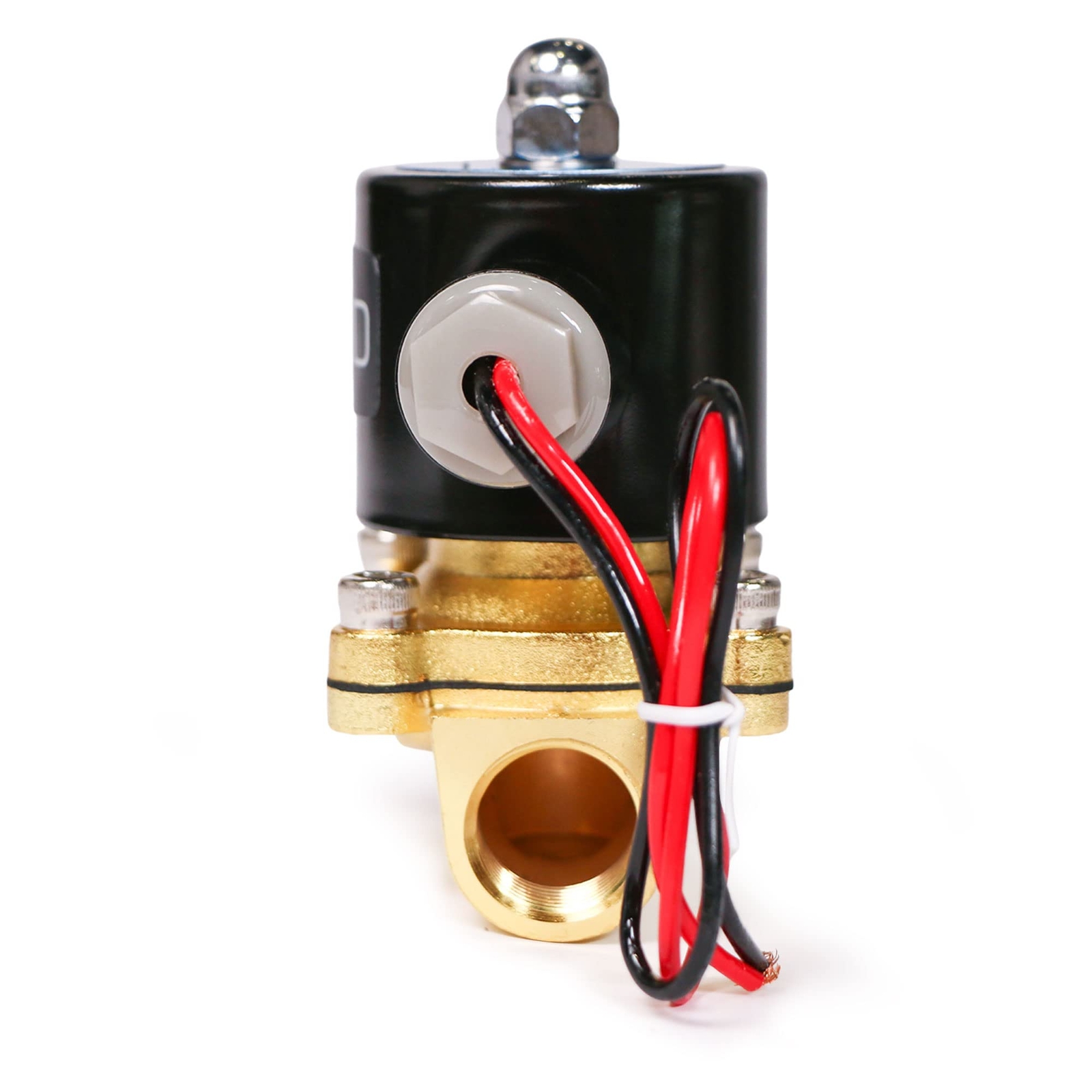 U.S. Solid Zinc-Alloy Solenoid Valve 1/2″ Electric Water Valve AC 24V NBR Seal