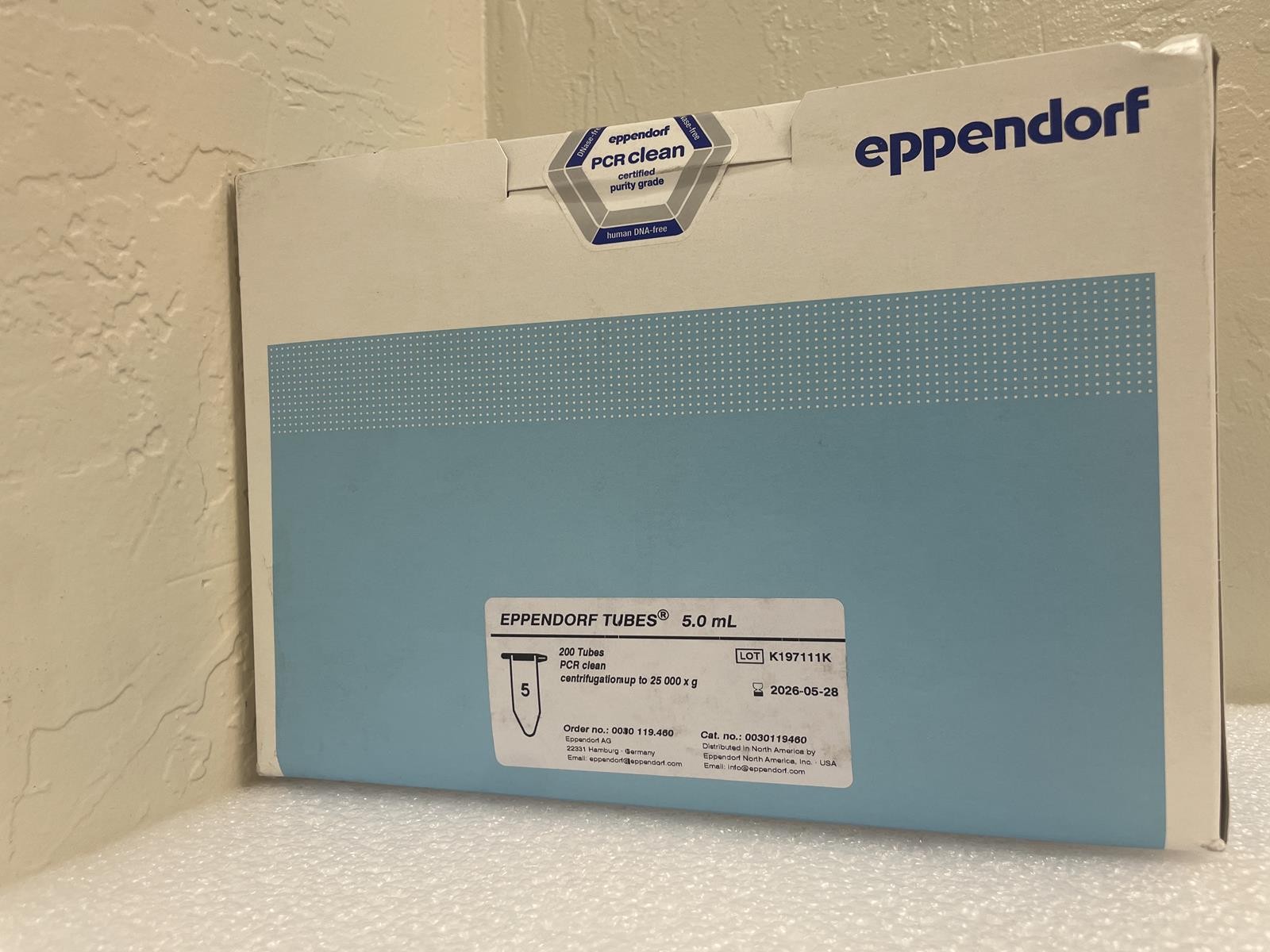 EPPENDORF 0030119460 5.0 ml TUBES