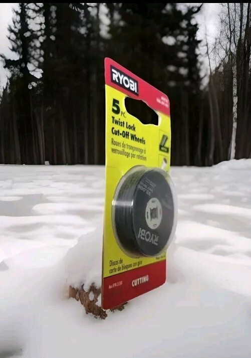 Ryobi 5pc Twist Lock Cut-off Wheels .for Metal. Up to 35,000 Rpm max.