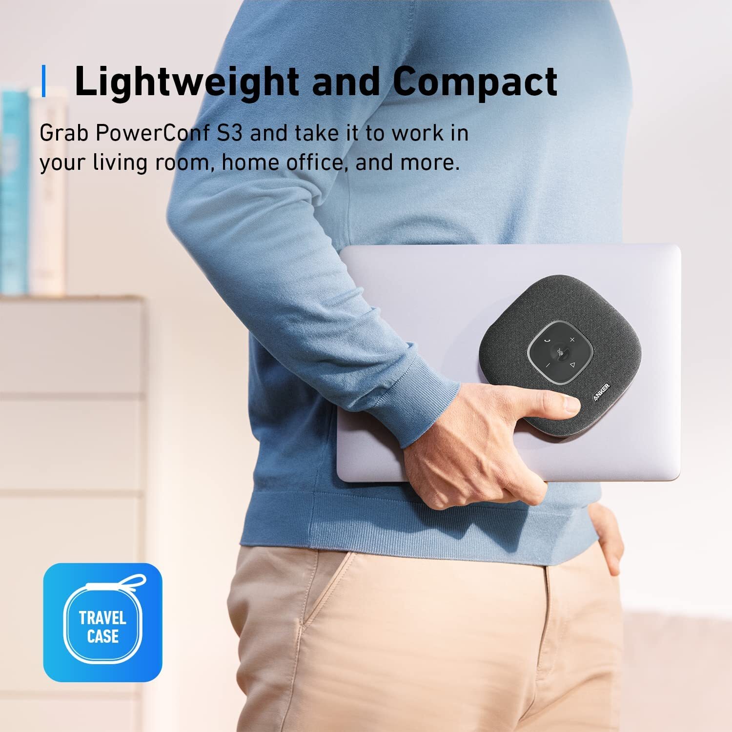 Anker PowerConf S3 Bluetooth Speakerphone Conference Speaker for Meeting |Refurb
