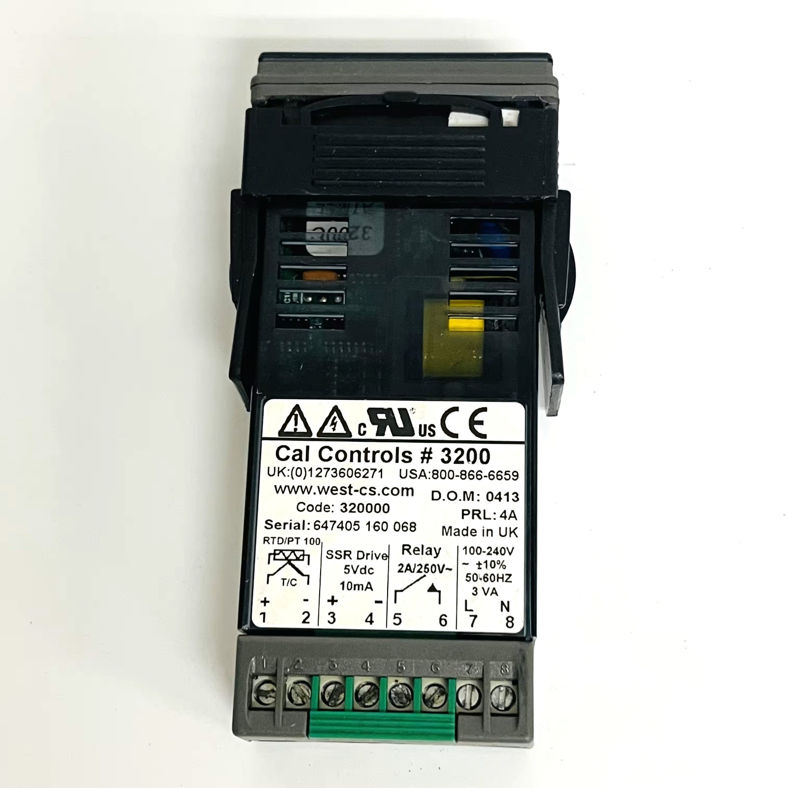 TESTED CAL Controls 3200 PRL:4A Digital Temperature Controller FAST SHIPPING