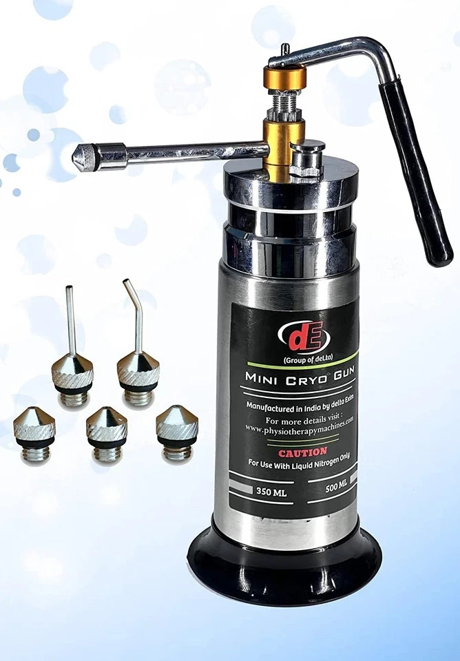 Professional Mini Cryo Can For Dermatology 350ML Liquid Nitrogen Sprayer Premium