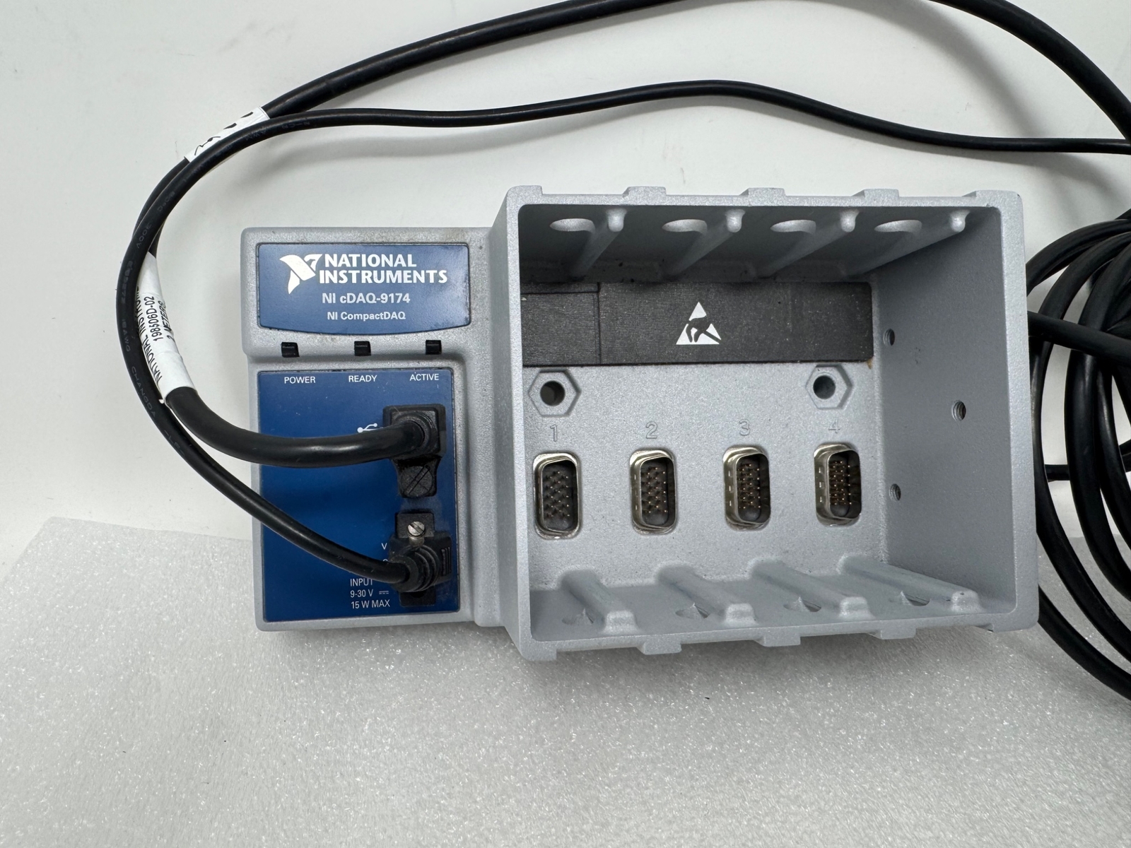 National Instruments NI cDAQ-9174 Compact DAQ Chassis 4 slot w AC & USB cable