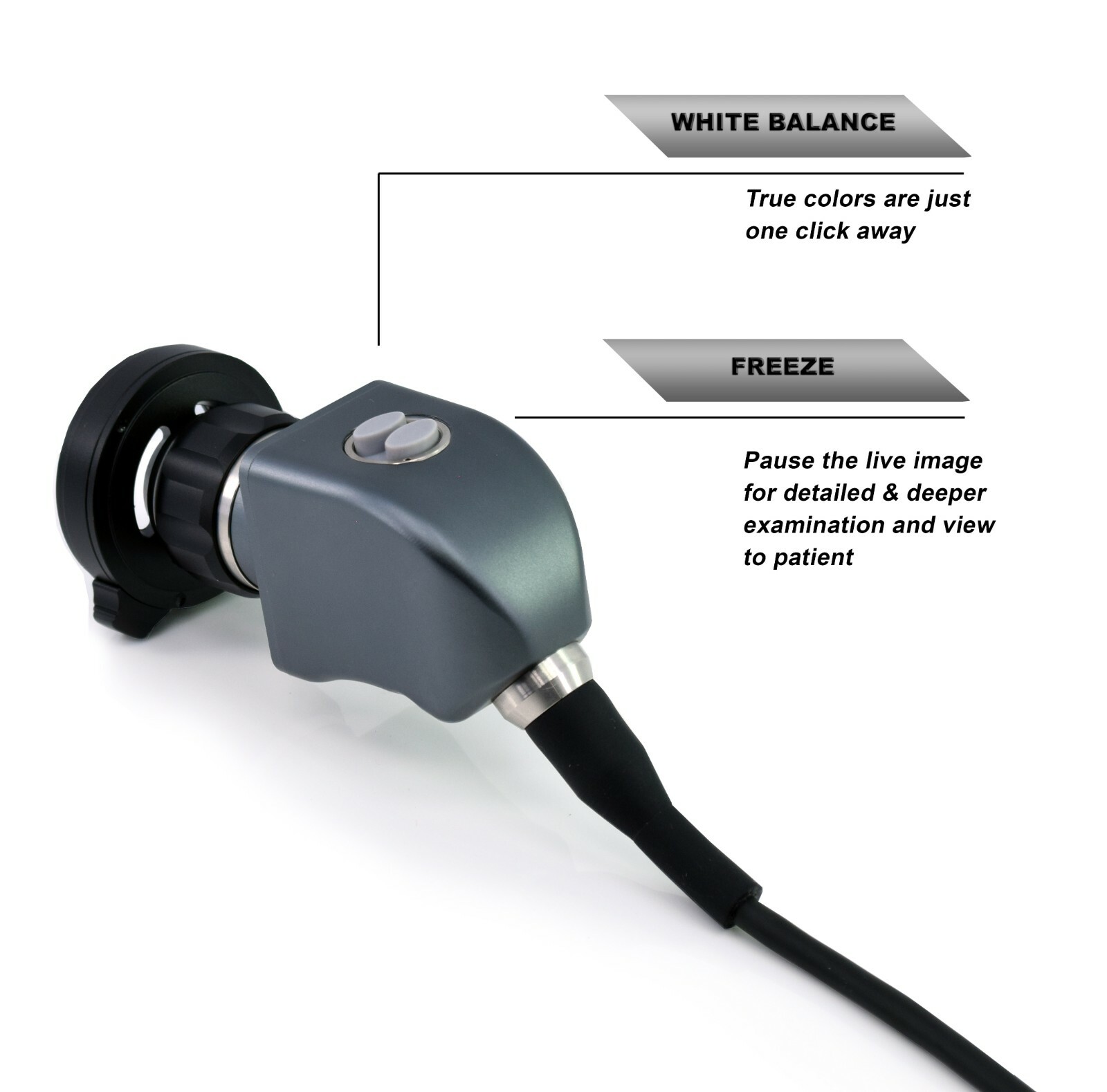 Endoscopy Camera HD 1.2mp for Storz ENT Rigid Endoscope HDMI USB Record in PC