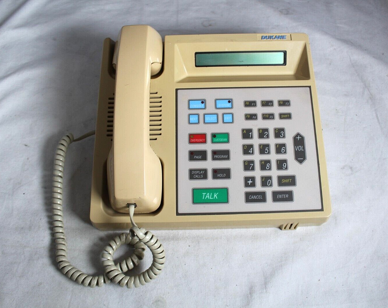 Dukane ACC4D Administrative Control Console 2512-0298 w/ Handset