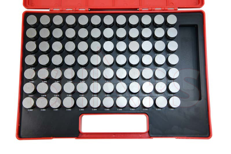SHARS 84 PCS M7 .917-1.000″ CLASS ZZ STEEL PIN GAGE SET MINUS NEW R}