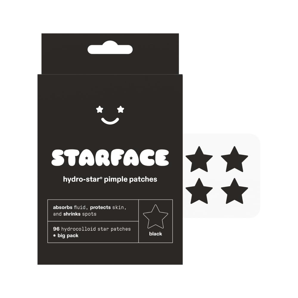 Starface World Starface Black Star Big Pack Hydrocolloid Pimple Patches Absorb