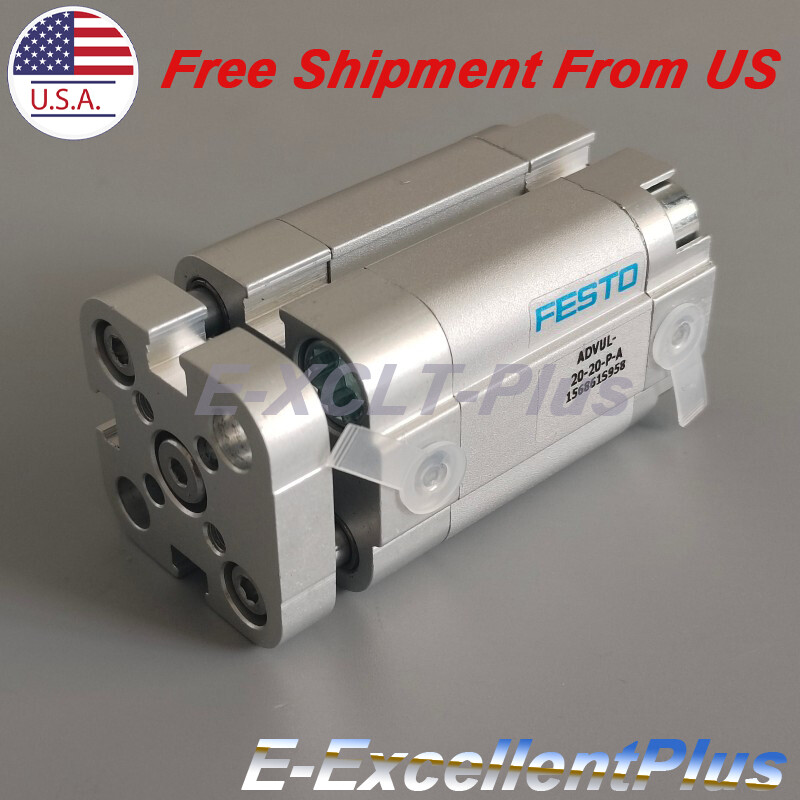 Mini Compact Air Pneumatic Cylinder ADVUL2020PA For Festo ADVUL-20-20-P-A 156861