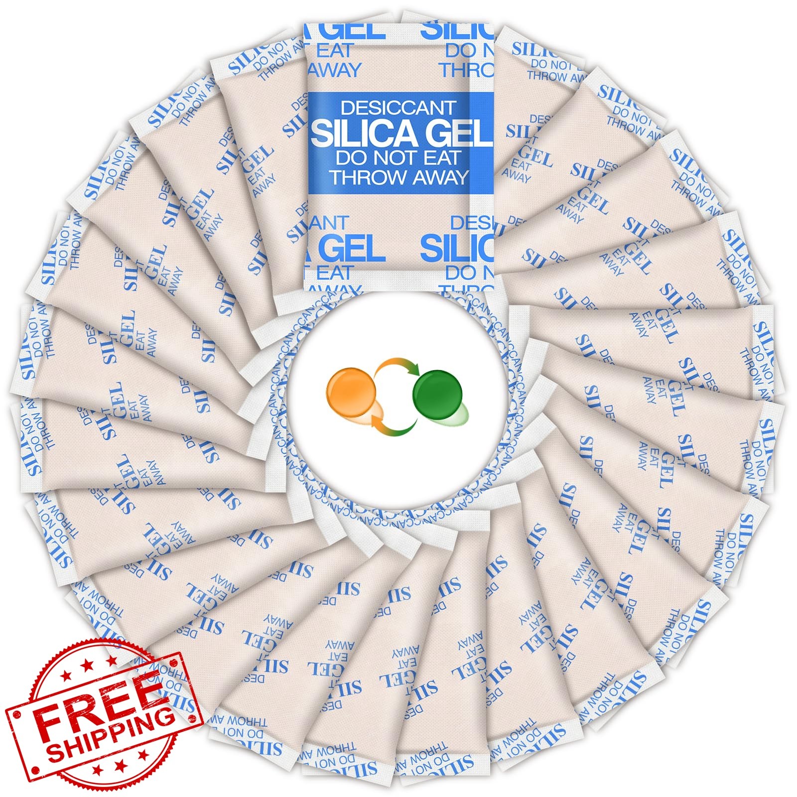 CHANGTIKEJI 10g Silica Gel Packets 100 Pack