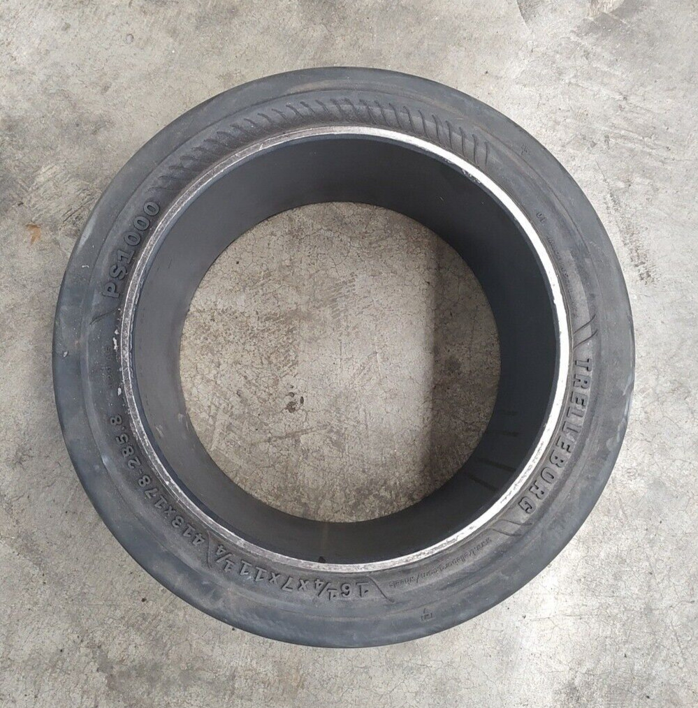 PS1000 TRELLEBORG 16-1/4 x 6 x 11-1/4 Press On Non-Marking Forklift Smooth Tire