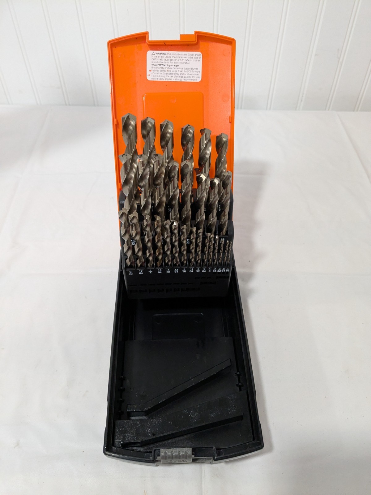 Hertel Jobber Length Drill Bit Set 29 Pc, #60 to #1, 1/16 to 1/2″, 135º 74129453