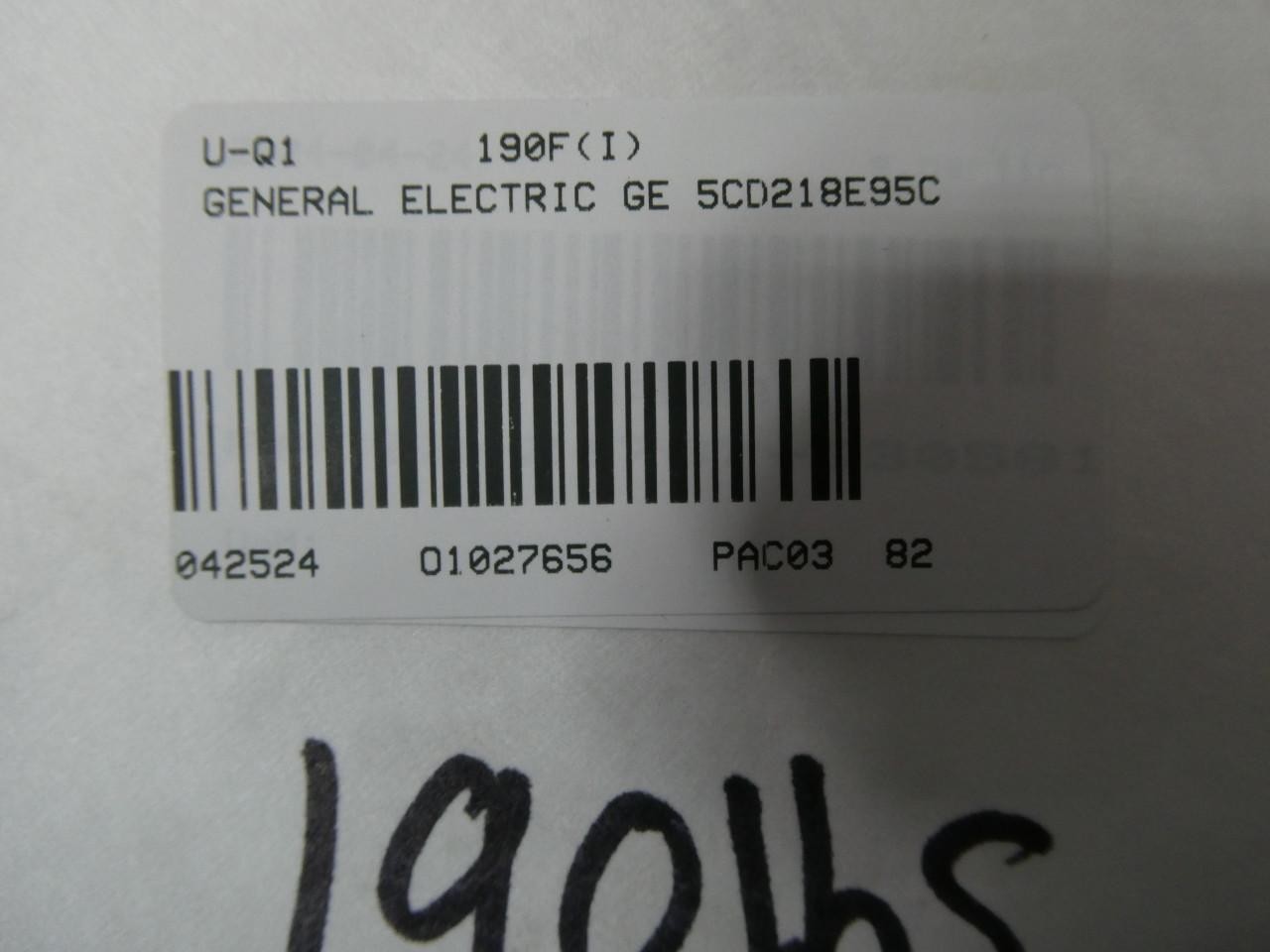 General Electric Ge 5CD218E95C Kinamatic Dc Motor 3hp 1150rpm 240v-dc