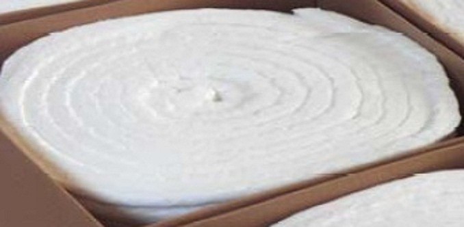 Ceramic Fiber Blanket (2300°F), 25′ x 24″ x 1/4″, #8, Free Shipping