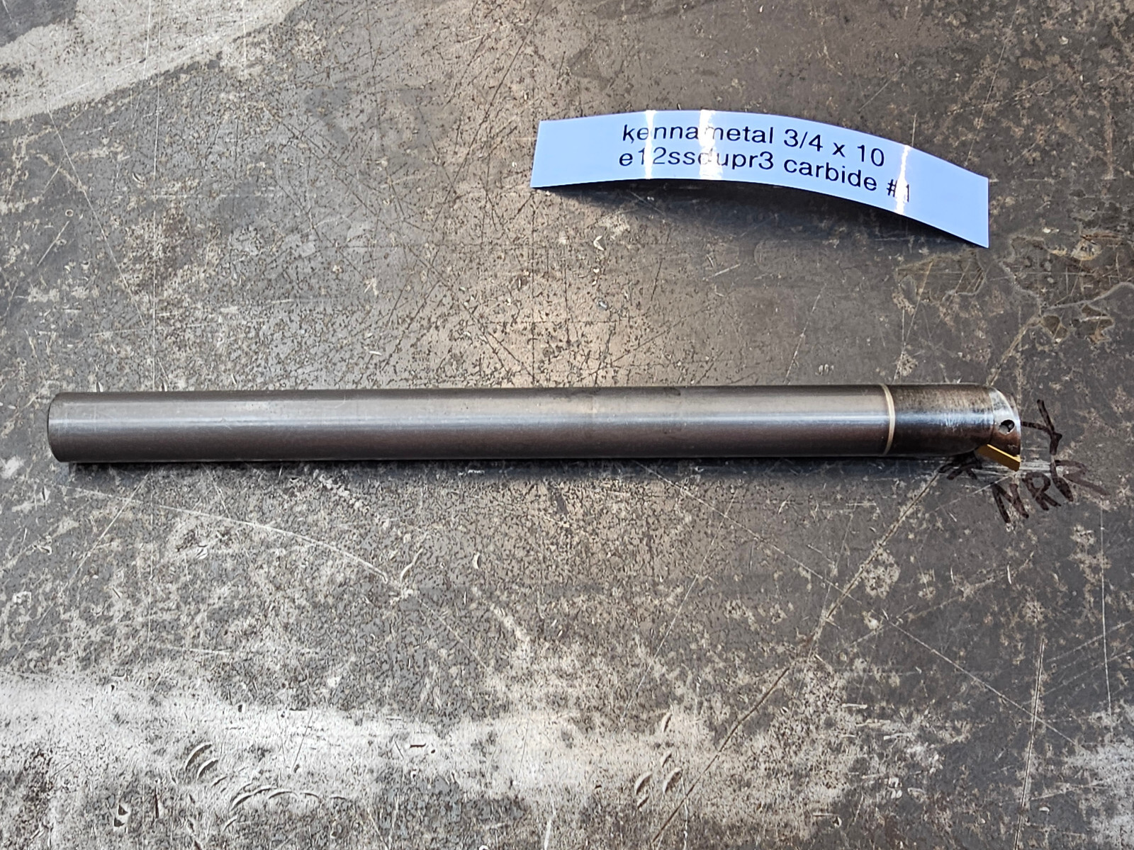 Kennametal 3/4″ Ø 10″ OAL Solid Carbide Boring Bar E12SS-DUPR3 DPMT 32.52 Insert