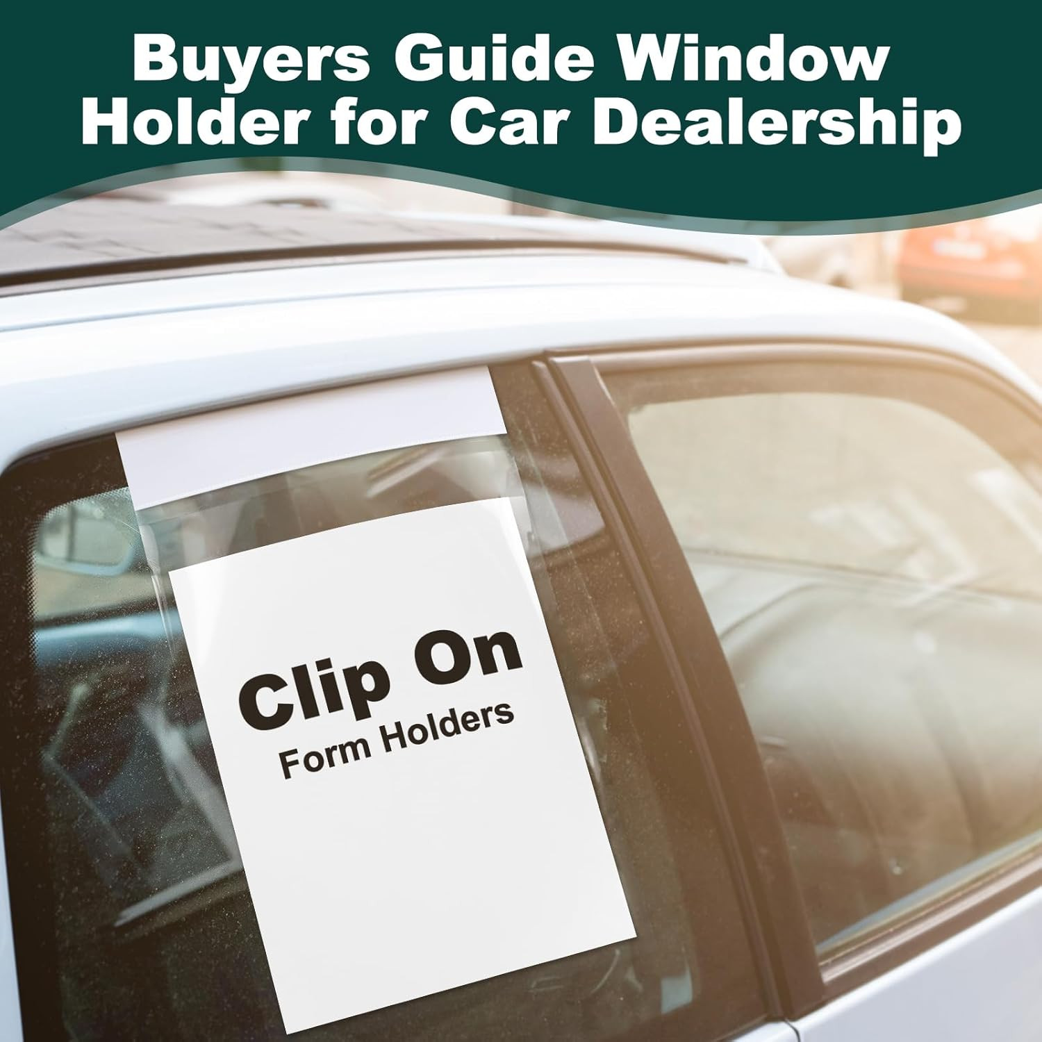 50 Pack Clip on Window Form Holder Buyers Guide Window Hangers Buyers Guide Hold