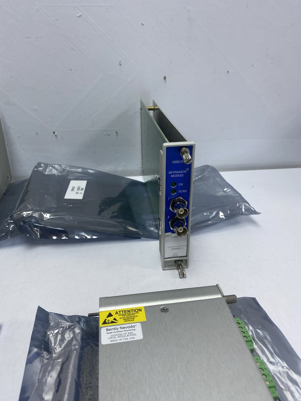 BENTLY NEVADA 3500/25 KEYPHASOR I/O MODULE 125800-01 + 149369-01 Set