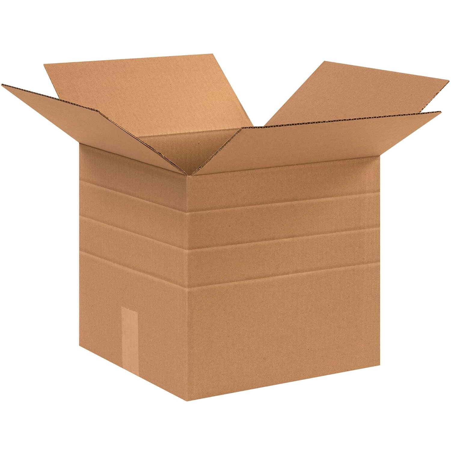 25 12-1/2″ x 12-1/2″ x 12″ Multi-Depth Corrugated Boxes
