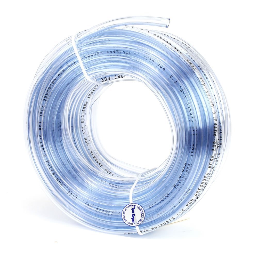 3/8″ inside diameter 10-feet Clear PVC vinyl tubing/flexible hose