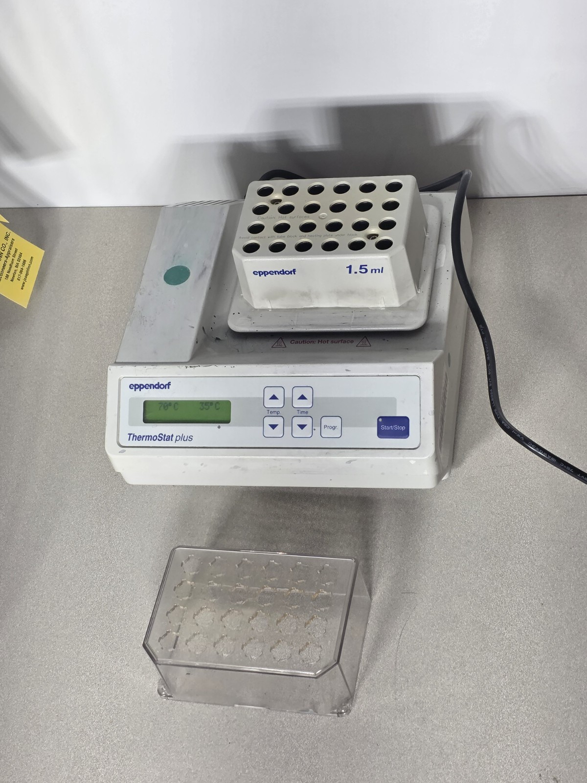 Eppendorf 5352 ThermoStat Plus Heater Chiller w/ 1.5 mL Block w/ Free Shipping