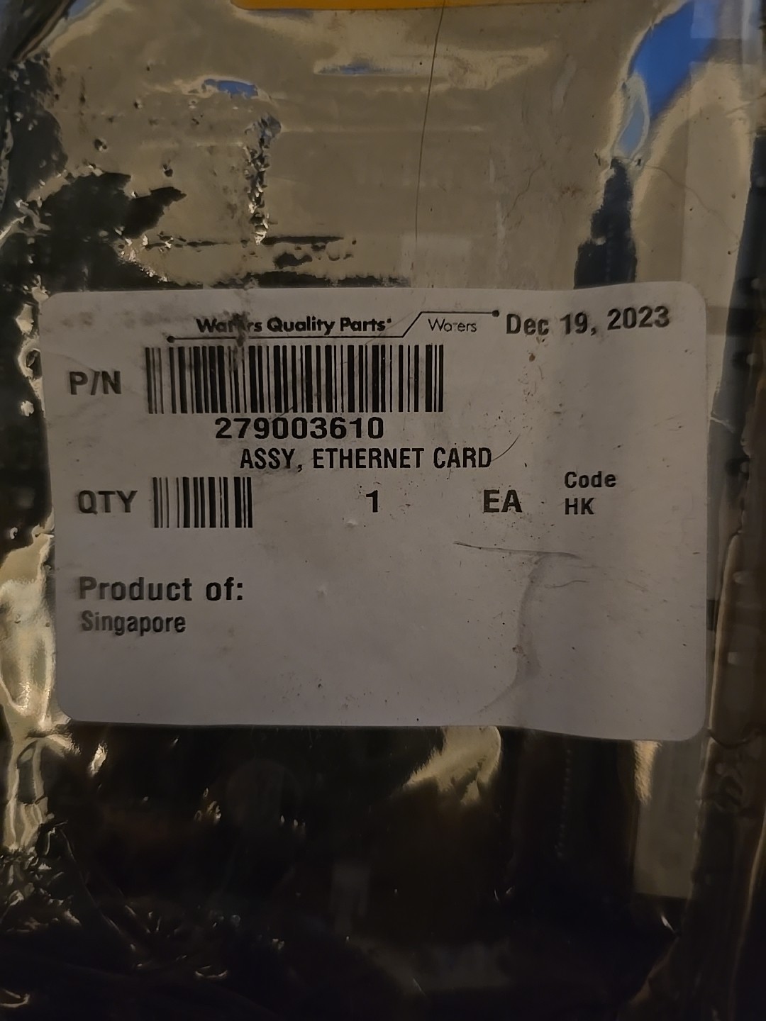 New, Never Used!!!! Waters 279003610 ASSY Ethernet Interface Card PCB Board.