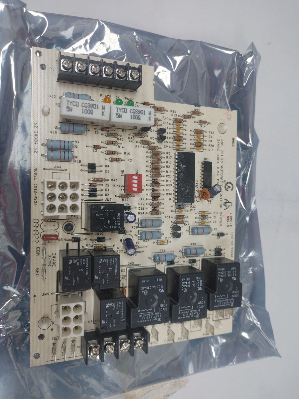 Rheem Ruud 62-24084-02 Furnace Control Circuit Board 1012-920A