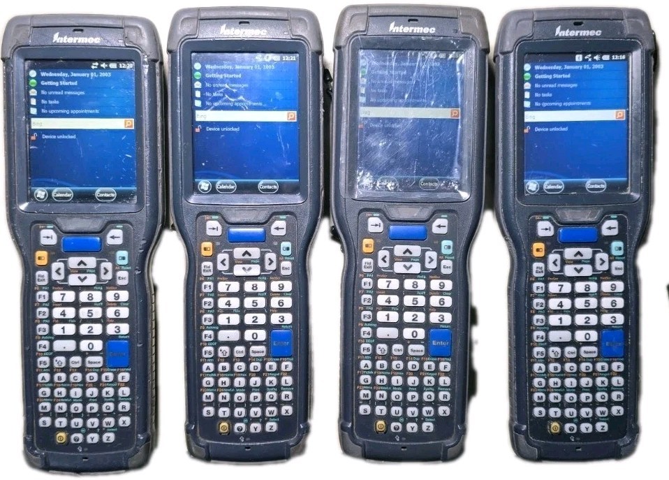 Honeywell Intermec 4X CK71 Barcode Scanners Charger & Batteries