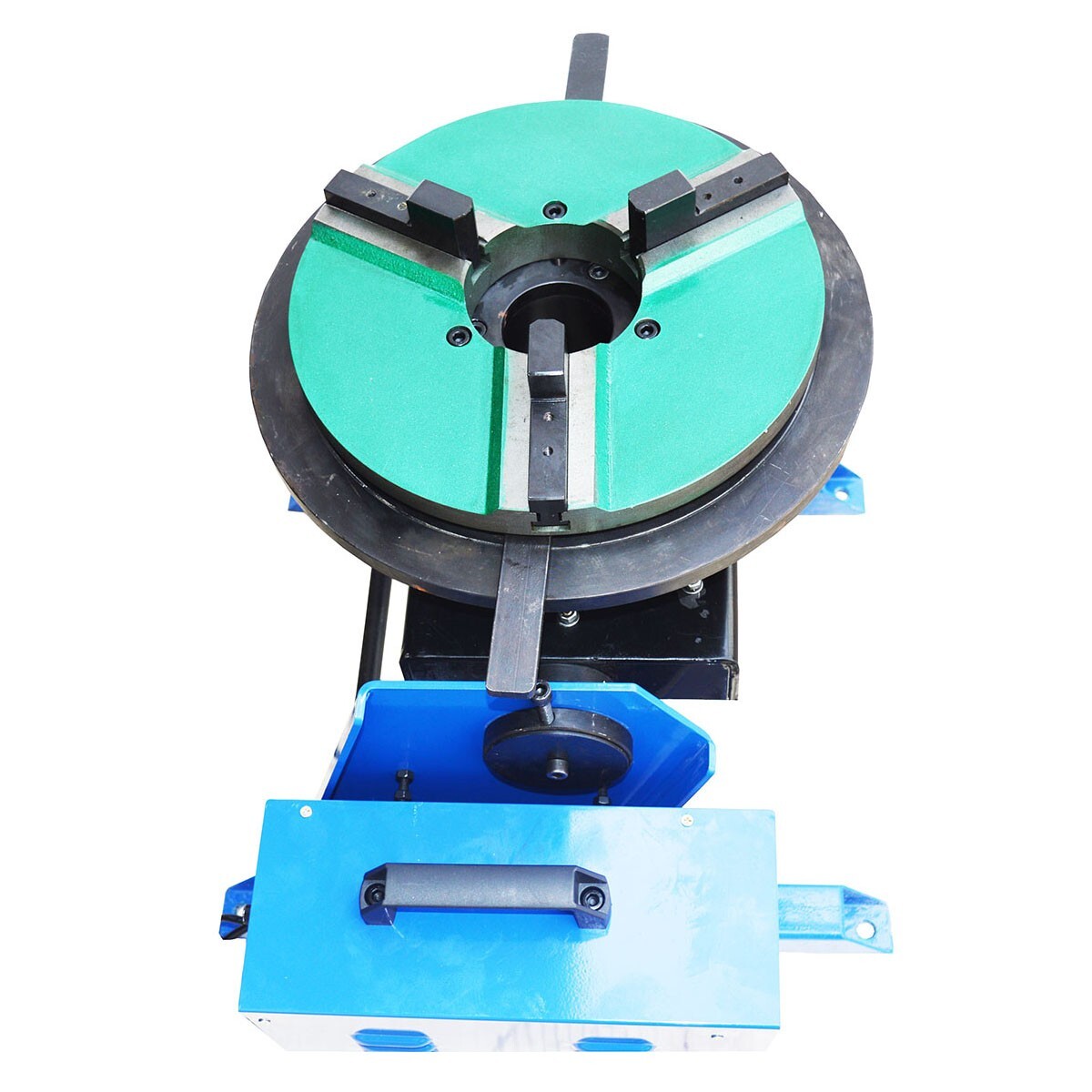30KG Turntable Welding Positioner with 200mm Chuck 0-90° Welding Bench Tables