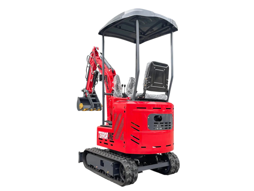 Mini Excavator TYPHON TERROR ONE STORM 1 Ton 13.5 hp B&S engine 13 Attachments