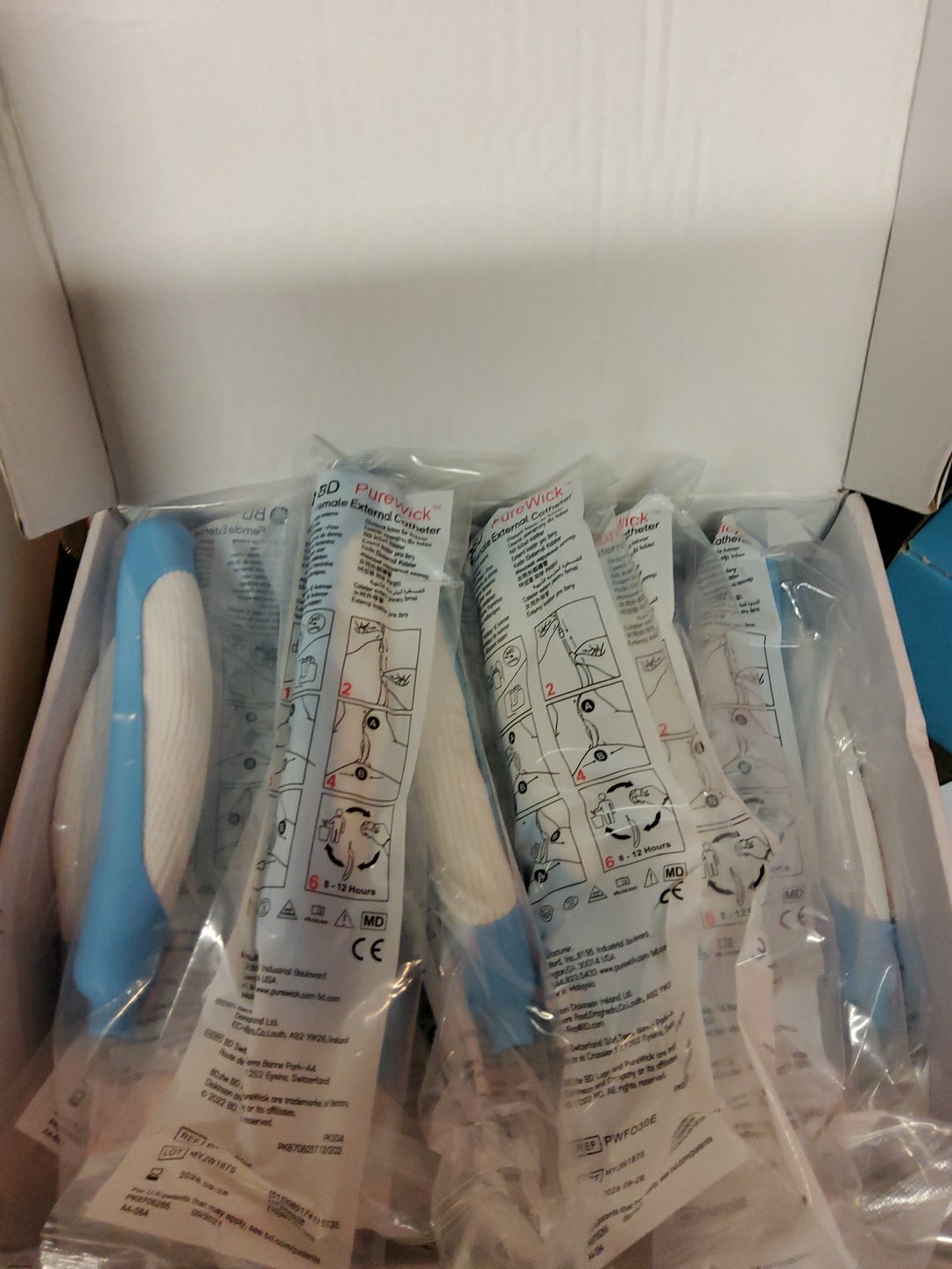 BD External Female Collection System 20 Pack Wicks, Exp 9/28/28