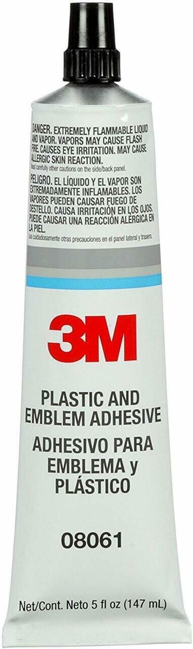1 tube 3M 8061 Adhesive Glue Security Craft Plastic Emblem
