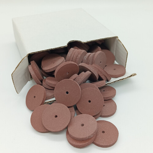 Dental Lab Silicone Rubber Polishing Wheels Burs Polishers 2.35mm/Rotary Mandrel