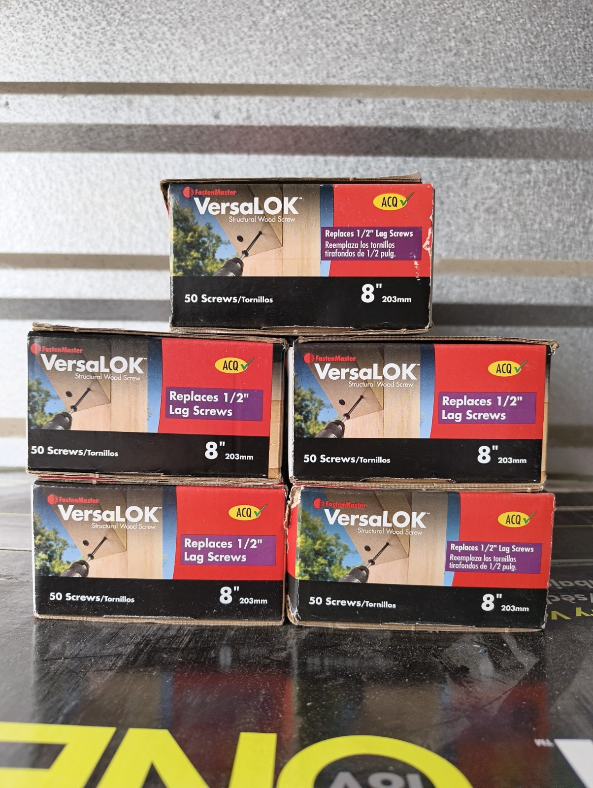 FastenMaster VersaLOK 0.220 in. x 8 in. Torx Flat Head Wood Screw (50-Pack)