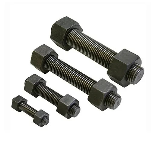 (4-PACK) 3/4″ -10 x 12-1/2″ A193 B7 Stud Bolt with (2) 2H Heavy Hex Nuts