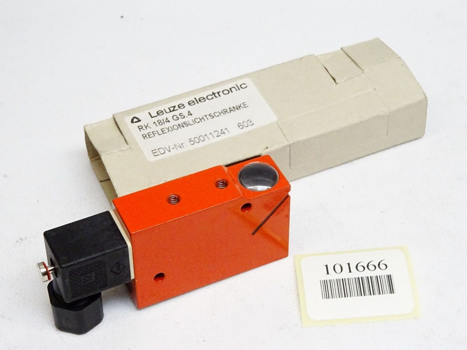 Leuze electronic retro-reflective sensor RK18/4 GS.4 50011241/new original packaging