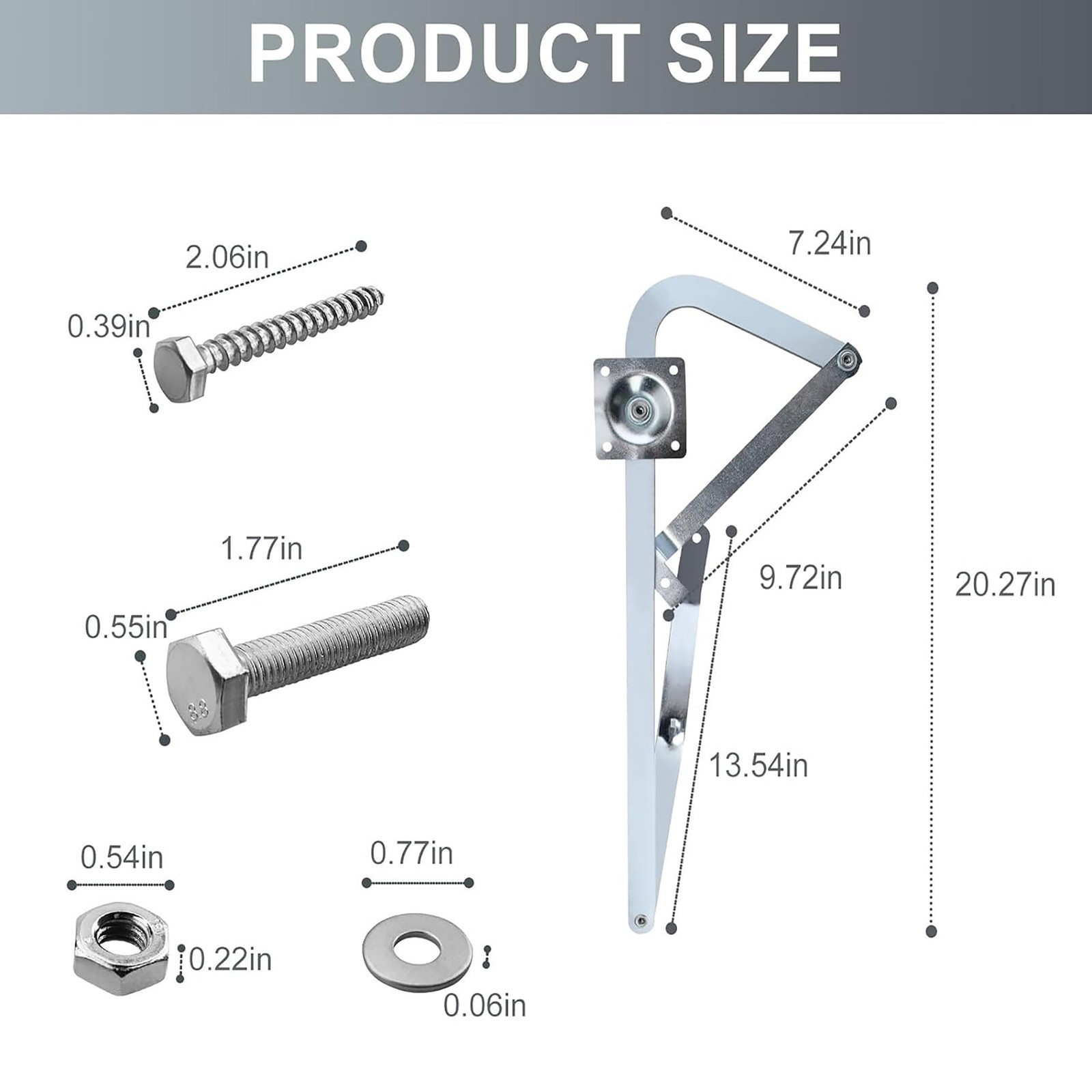 Attic Ladders Hinge Arms Compatible with Werner Mk5 WU2210 W2208 W2210 2010-UP