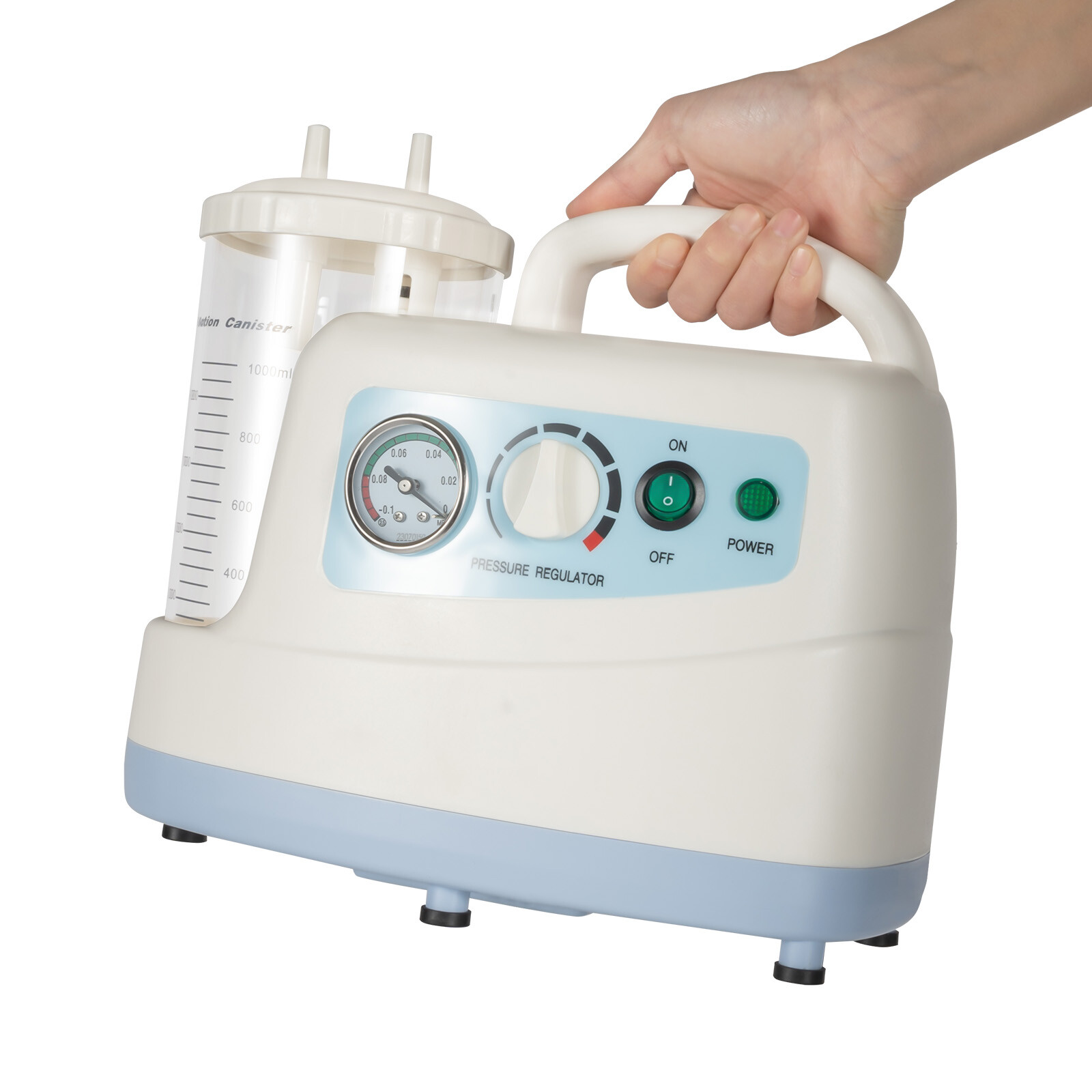 Portable Sputum Mucus Aspirator Machine Phlegm Suction Unit Medical Vacuum Pump